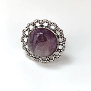 💍Beautiful Amethyst Natural Stone Ring